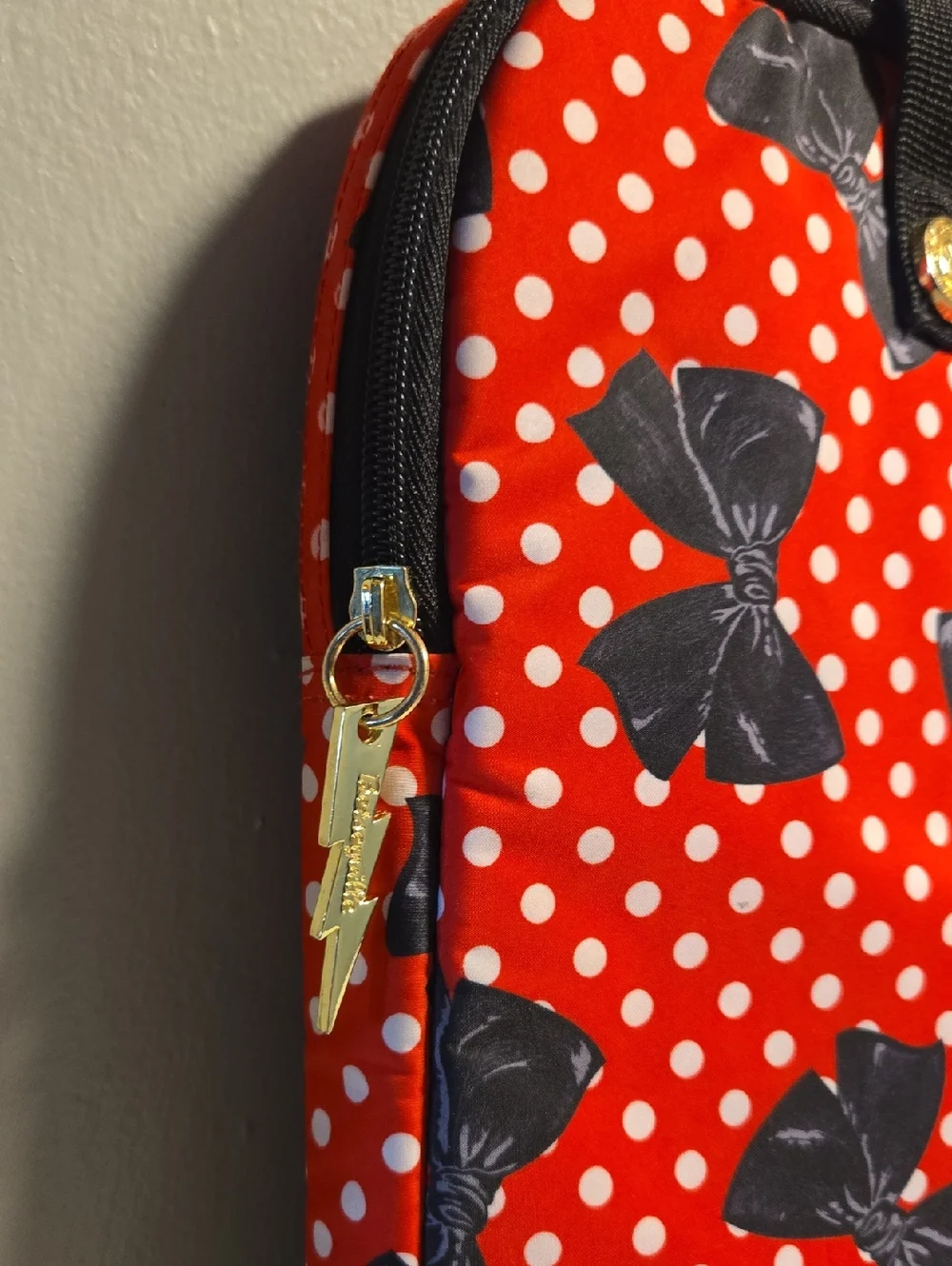 Betsey Johnson Red Polka Dot Bow Tablet Case